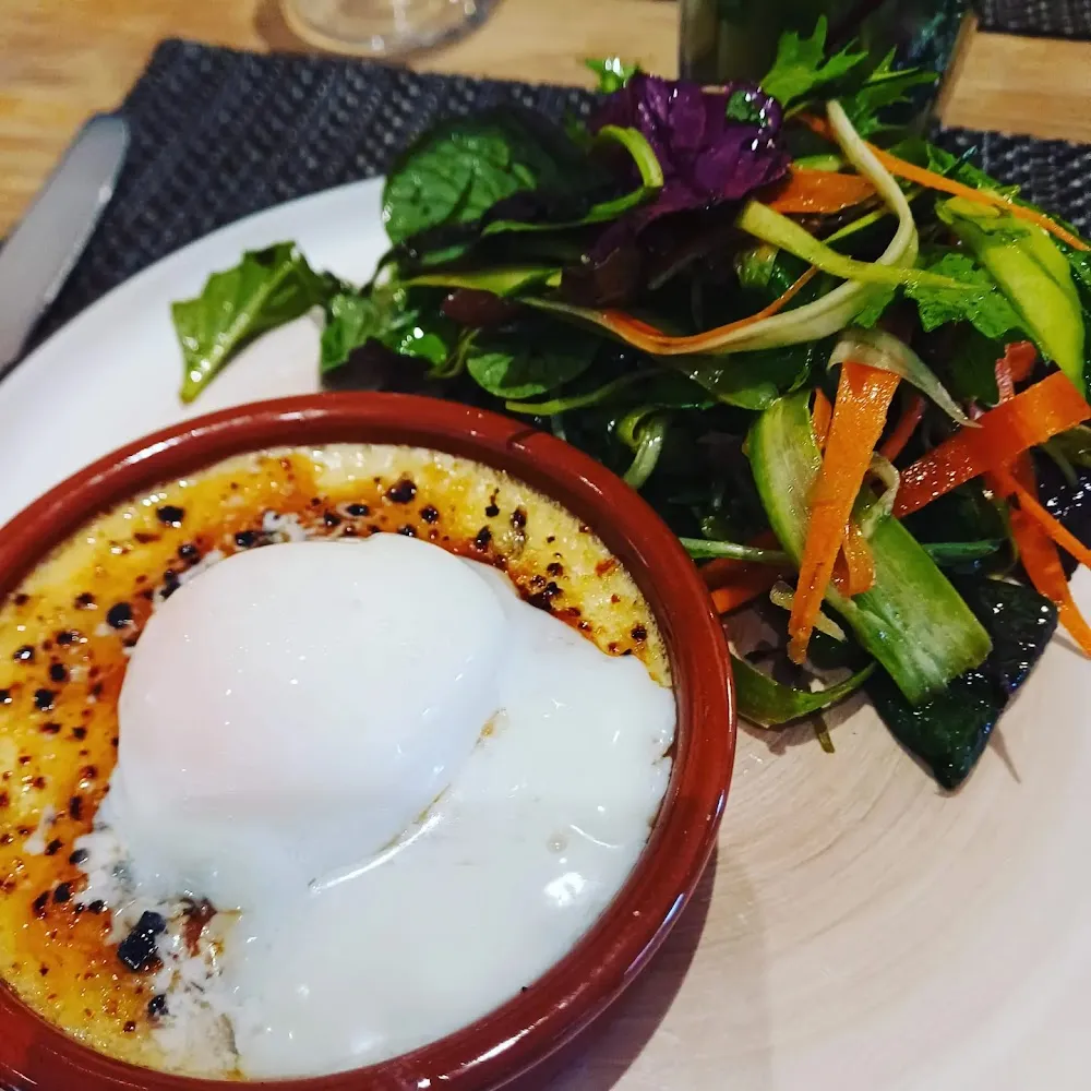 Crème de Lentin Avec Son Œuf Parfait